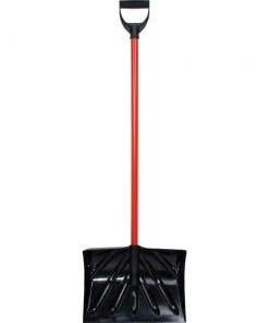 True Temper Lawn & Garden Hand Tools 16-in Poly Snow Shovel with 36-in Steel Handle