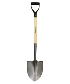 Blue Hawk Lawn & Garden Hand Tools 20-in Wood D-Handle Digging Shovel