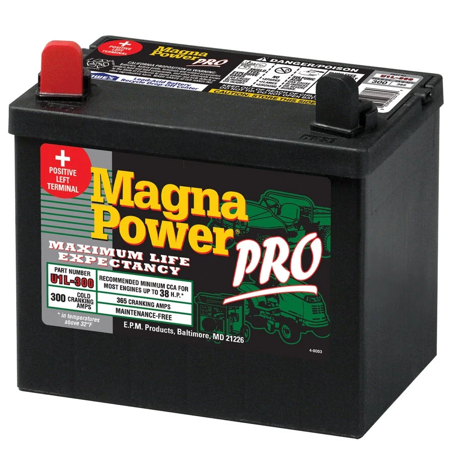Magna Power Power Equipment Parts 12-Volt 365-Amp Mower Battery 1 Magna Power Power Equipment Parts 12-Volt 365-Amp Mower Battery