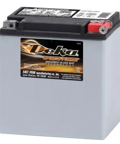 Deka Power Equipment Parts 12-Volt Motorcycle Battery
