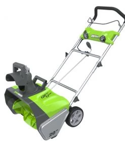 Greenworks Snow Blowers 13-Amp 20-in Corded Electric Snow Blower with Auger Assistance