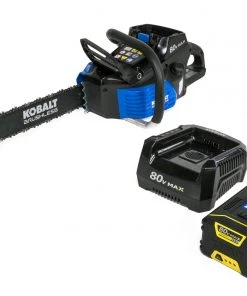 Outdoor Tools Online Shop 37 Kobalt Cordless Electric Chainsaws 80-volt Max 18-in Brushless Cordless Electric Chainsaw 2 Ah (Battery & Charger Included)