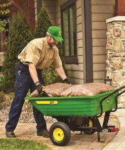 John Deere Lawn Mowers 8-cu ft Poly Dump Cart -Outdoor Tools Online Shop 04446514