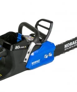 Kobalt Cordless Electric Chainsaws 80-volt Max 18-in Brushless Cordless Electric Chainsaw 2 Ah (Battery & Charger Included) -Outdoor Tools Online Shop 04609721 scaled