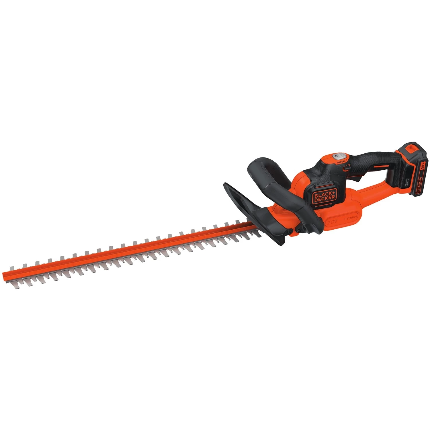 BLACK+DECKER Trimmers & Edgers POWERCUT 20-Volt Max 22-in Dual Cordless Electric Hedge Trimmer 2 Ah (Battery & Charger Included) 1 BLACK+DECKER Trimmers & Edgers POWERCUT 20-Volt Max 22-in Dual Cordless Electric Hedge Trimmer 2 Ah (Battery & Charger Included)