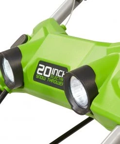 Greenworks Snow Blowers 13-Amp 20-in Corded Electric Snow Blower with Auger Assistance -Outdoor Tools Online Shop 05197385