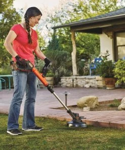 BLACK+DECKER Trimmers & Edgers EASYFEED 20-Volt Max 12-in Straight Cordless String Trimmer with Edger Capable (Battery Included) -Outdoor Tools Online Shop 05245992