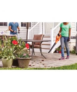 BLACK+DECKER Leaf Blowers 20-volt Max 80-CFM Handheld Cordless Electric Leaf Blower (Battery Included) -Outdoor Tools Online Shop 07611089