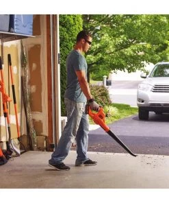 BLACK+DECKER Leaf Blowers 20-volt Max 80-CFM Handheld Cordless Electric Leaf Blower (Battery Included) -Outdoor Tools Online Shop 07611091