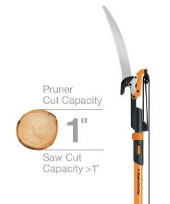 Fiskars Chainsaws & Pole Saws Power-Lever 14-ft Fiberglass Pole Pruner 14 Fiskars Chainsaws & Pole Saws Power-Lever 14-ft Fiberglass Pole Pruner -Outdoor Tools Online Shop 08020736