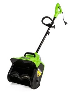 Greenworks Snow Blowers 8-Amp 12-in Corded Electric Snow Blower -Outdoor Tools Online Shop 08567998