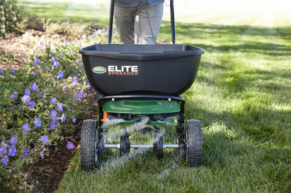 Scotts Spreaders & Sprayers Elite Spreader 80-lb Broadcast Fertilizer Spreader 6 Scotts Spreaders & Sprayers Elite Spreader 80-lb Broadcast Fertilizer Spreader - Image 6