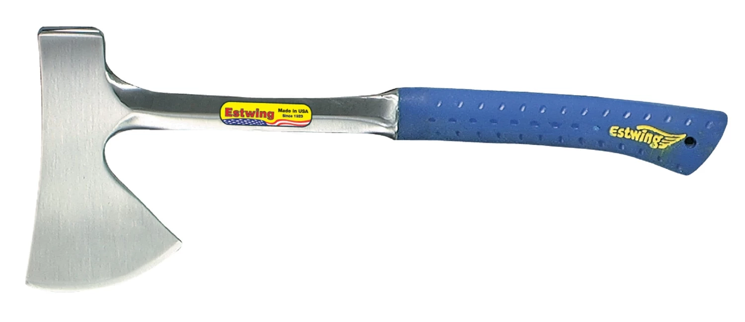 Estwing Axes E44A Forged Steel Camp Axe with 14.75-in Steel Handle 1 Estwing Axes E44A Forged Steel Camp Axe with 14.75-in Steel Handle