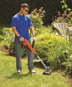 BLACK+DECKER Trimmers & Edgers 20-Volt Max 12-in Straight Cordless String Trimmer with Edger Capable (Battery Included) -Outdoor Tools Online Shop 08860628