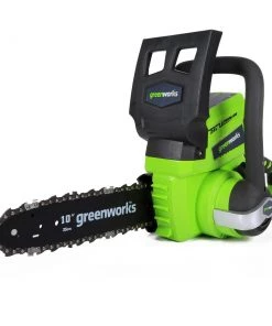 Greenworks Chainsaws & Pole Saws 24-Volt 10-in Cordless Electric Chainsaw 2 Ah (Battery & Charger Included) 10 Greenworks Chainsaws & Pole Saws 24-Volt 10-in Cordless Electric Chainsaw 2 Ah (Battery & Charger Included) -Outdoor Tools Online Shop 08868243