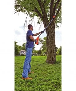 BLACK+DECKER Chainsaws & Pole Saws 20-Volt Max 8-in Cordless Electric Pole Saw (Battery & Charger Included) -Outdoor Tools Online Shop 09034582