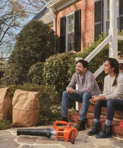 BLACK+DECKER Leaf Blowers 9-Amp 450-CFM 140-MPH Corded Electric Leaf Blower -Outdoor Tools Online Shop 09344457