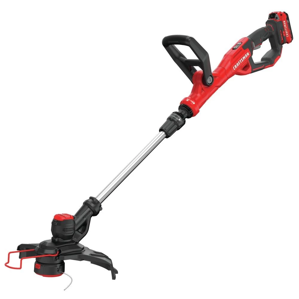 CRAFTSMAN Trimmers & Edgers WEEDWACKER V20 20-Volt Max 13-in Straight Cordless String Trimmer with Edger Capable (Battery Included) 1 CRAFTSMAN Trimmers & Edgers WEEDWACKER V20 20-Volt Max 13-in Straight Cordless String Trimmer with Edger Capable (Battery Included)