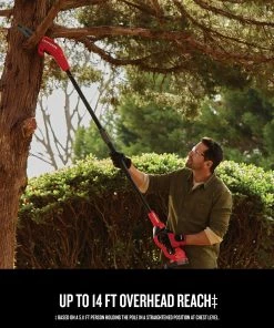 CRAFTSMAN Chainsaws & Pole Saws V20 20-Volt Max 8-in Cordless Electric Pole Saw (Battery & Charger Included) -Outdoor Tools Online Shop 09832633