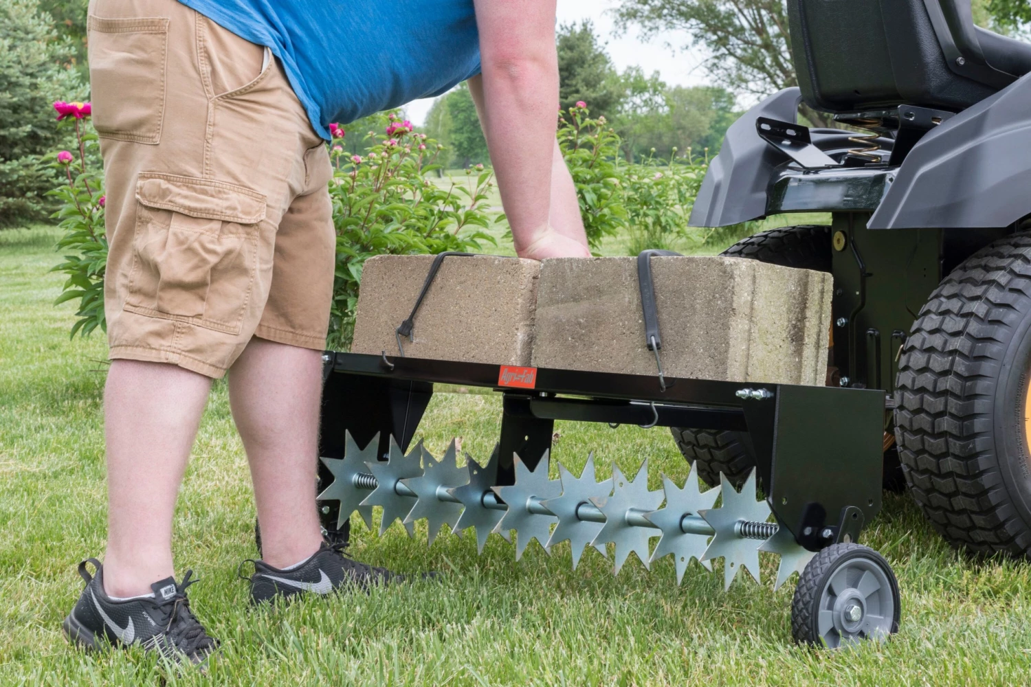 Agri-Fab Lawn Aerators 40-in Spike Lawn Aerator 3 Agri-Fab Lawn Aerators 40-in Spike Lawn Aerator - Image 3