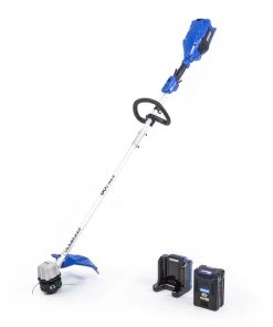 Kobalt Trimmers & Edgers 80-Volt Max 16-in Straight Cordless String Trimmer (Battery Included)