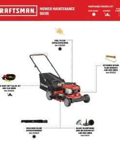 CRAFTSMAN Lawn Mowers M110 140-cc 21-in Gas Push Lawn Mower Briggs & Stratton Engine -Outdoor Tools Online Shop 09849339