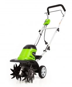 Greenworks Tillers & Cultivators 8.5-Amp 11-in Forward-rotating Corded Electric Cultivator