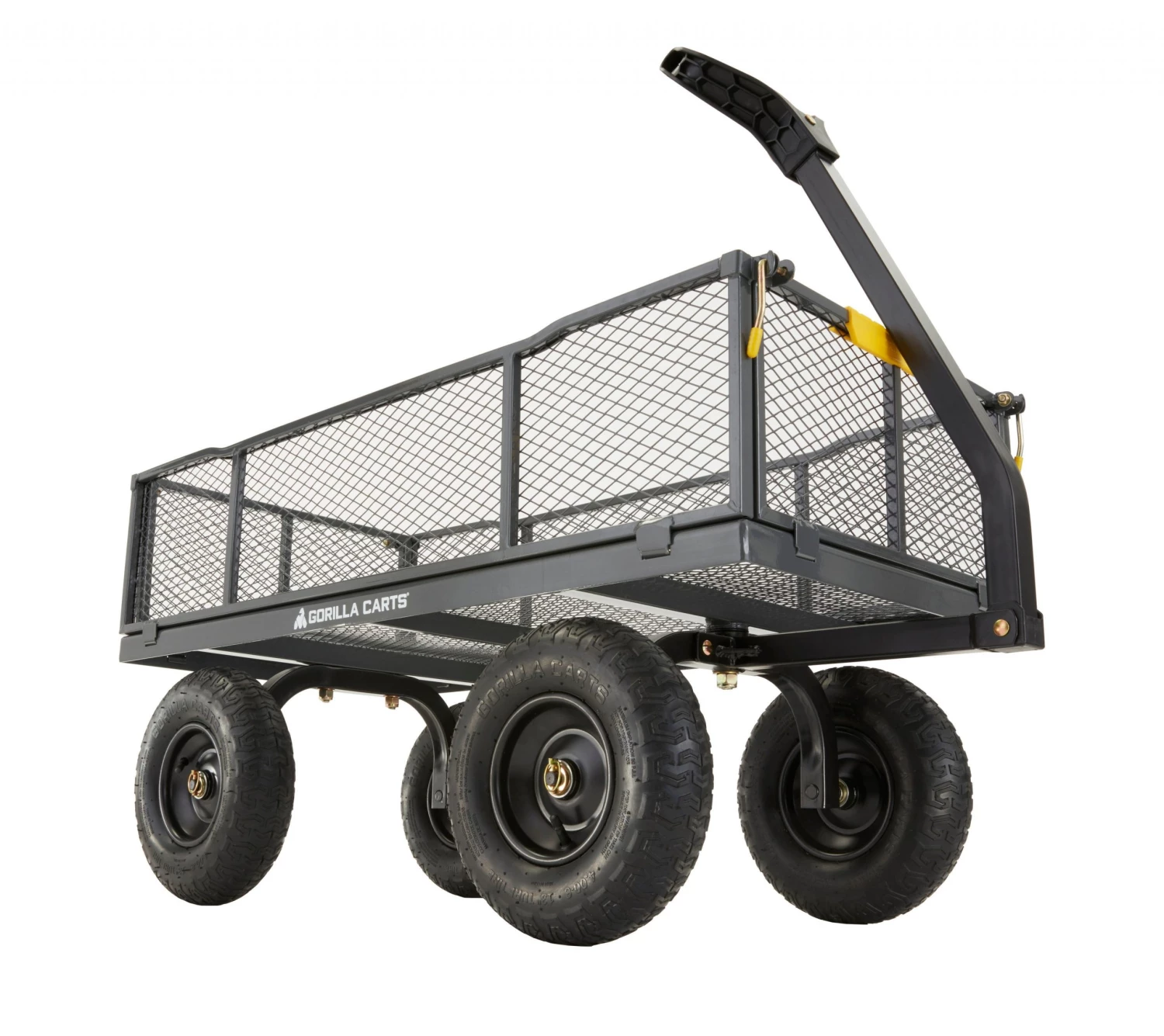 Gorilla Carts Wheelbarrows & Yard Carts 6-cu ft Steel Yard Cart 1 Gorilla Carts Wheelbarrows & Yard Carts 6-cu ft Steel Yard Cart