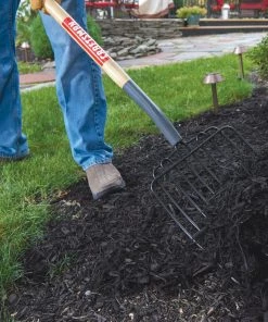 CRAFTSMAN Lawn & Garden Hand Tools 55-in L Wood-Handle Welded Steel Bedding Fork -Outdoor Tools Online Shop 10061650 scaled