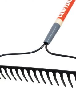 CRAFTSMAN Lawn & Garden Hand Tools 57.25-in L Wood-Handle Welded Steel Garden Rake -Outdoor Tools Online Shop 10179448 scaled