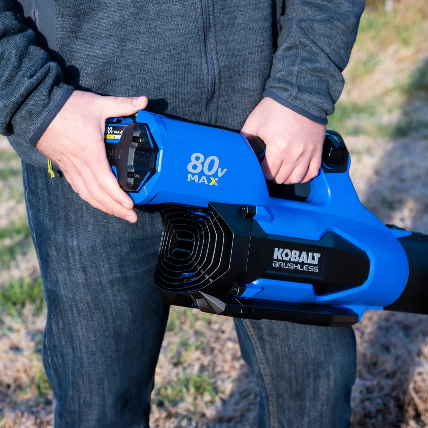 Kobalt Leaf Blowers 80-volt Max 630-CFM Brushless Handheld Cordless Electric Leaf Blower (Tool Only) 9 Kobalt Leaf Blowers 80-volt Max 630-CFM Brushless Handheld Cordless Electric Leaf Blower (Tool Only) - Image 9