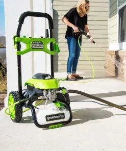 Greenworks Pressure Washers 2000-PSI 1.2-GPM Cold Water Electric Pressure Washer -Outdoor Tools Online Shop 10217269