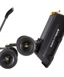 Gorilla Carts Wheelbarrows & Yard Carts 7-cu ft Poly Yard Cart -Outdoor Tools Online Shop 10335100 scaled