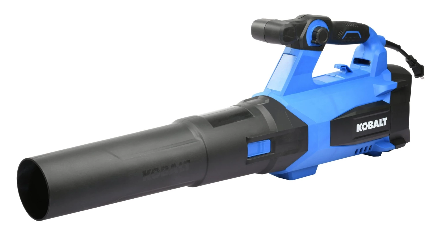 Kobalt Leaf Blowers 12-Amp 700-CFM 115-MPH Corded Electric Leaf Blower 1 Kobalt Leaf Blowers 12-Amp 700-CFM 115-MPH Corded Electric Leaf Blower