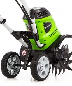 Greenworks Tillers & Cultivators 8.5-Amp 11-in Forward-rotating Corded Electric Cultivator -Outdoor Tools Online Shop 10557906