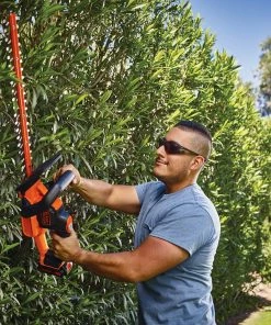 BLACK+DECKER Trimmers & Edgers POWERCUT 20-Volt Max 22-in Dual Cordless Electric Hedge Trimmer 2 Ah (Battery & Charger Included) 21 BLACK+DECKER Trimmers & Edgers POWERCUT 20-Volt Max 22-in Dual Cordless Electric Hedge Trimmer 2 Ah (Battery & Charger Included) -Outdoor Tools Online Shop 10737488