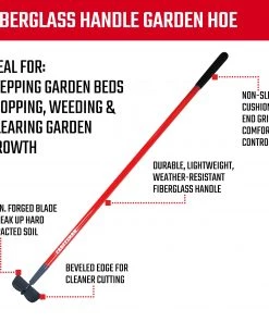 CRAFTSMAN Lawn & Garden Hand Tools 54-in Fiberglass-Handle Garden Hoe 11 CRAFTSMAN Lawn & Garden Hand Tools 54-in Fiberglass-Handle Garden Hoe -Outdoor Tools Online Shop 11361418
