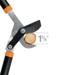 Fiskars Lawn & Garden Hand Tools Power-Lever 21.25-in Steel Compound Bypass Lopper -Outdoor Tools Online Shop 11383464