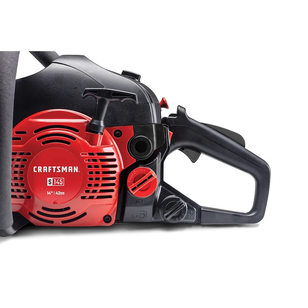 CRAFTSMAN Chainsaws & Pole Saws S145 14-in 42-cc 2-Cycle Gas Chainsaw 5 CRAFTSMAN Chainsaws & Pole Saws S145 14-in 42-cc 2-Cycle Gas Chainsaw - Image 5