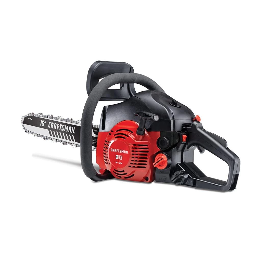 CRAFTSMAN Chainsaws & Pole Saws S160 16-in 42-cc 2-cycle Gas Chainsaw 2 CRAFTSMAN Chainsaws & Pole Saws S160 16-in 42-cc 2-cycle Gas Chainsaw - Image 2