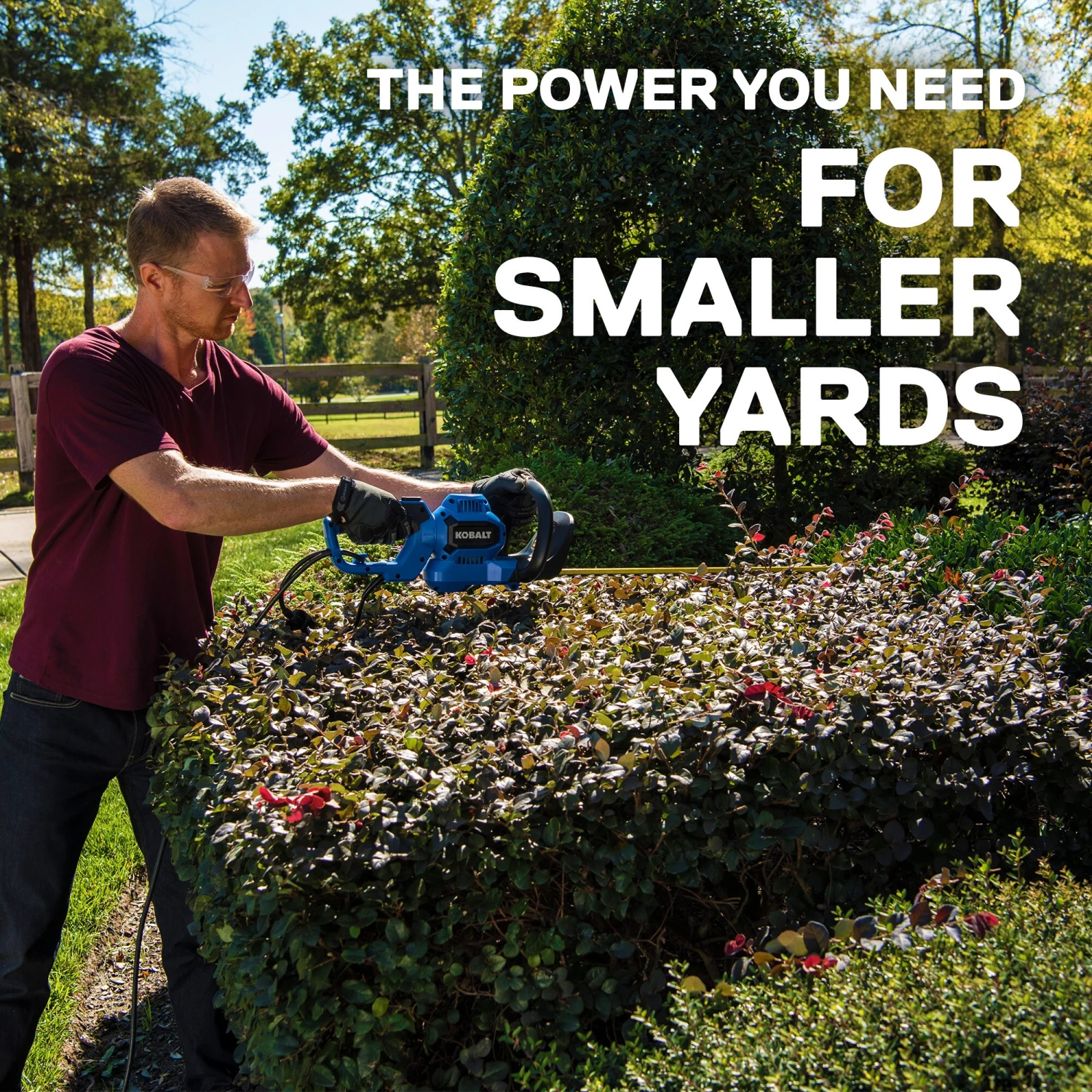Kobalt Trimmers & Edgers 4-Amp 26-in Corded Electric Hedge Trimmer 3 Kobalt Trimmers & Edgers 4-Amp 26-in Corded Electric Hedge Trimmer - Image 3