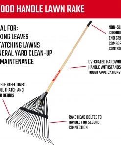 CRAFTSMAN Lawn & Garden Hand Tools 22-in Lawn and Leaf Rake 13 CRAFTSMAN Lawn & Garden Hand Tools 22-in Lawn and Leaf Rake -Outdoor Tools Online Shop 12082740