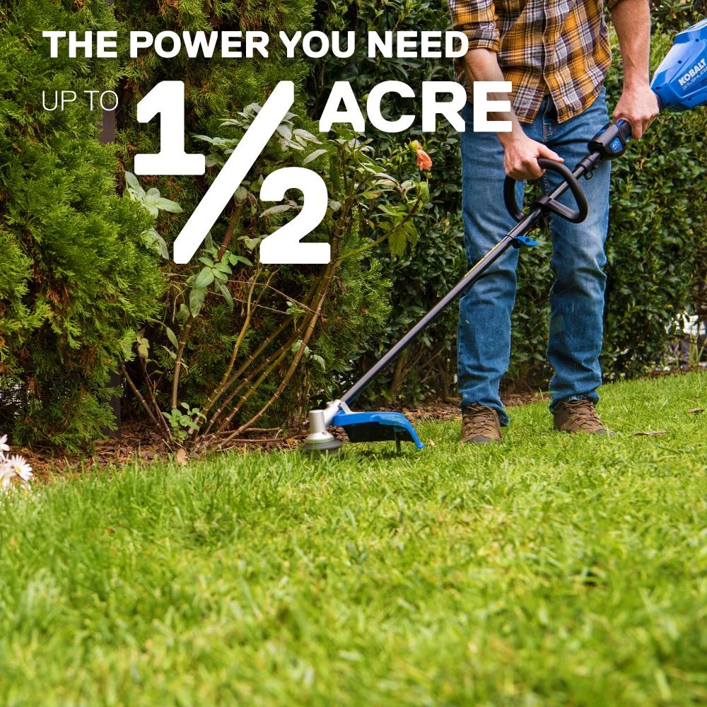 Kobalt Trimmers & Edgers 40-Volt Max 16-in Straight Cordless String Trimmer with Attachment Capable and (Battery Included) 3 Kobalt Trimmers & Edgers 40-Volt Max 16-in Straight Cordless String Trimmer with Attachment Capable and (Battery Included) - Image 3