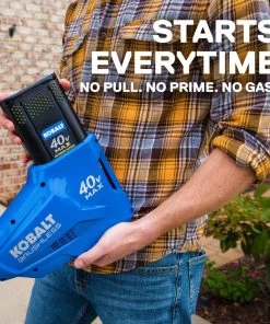Kobalt Trimmers & Edgers 40-Volt Max 16-in Straight Cordless String Trimmer with Attachment Capable and (Battery Included) 25 Kobalt Trimmers & Edgers 40-Volt Max 16-in Straight Cordless String Trimmer with Attachment Capable and (Battery Included) -Outdoor Tools Online Shop 12534905