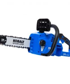 Kobalt Chainsaws & Pole Saws 24-Volt 12-in Brushless Cordless Electric Chainsaw 4 Ah (Battery & Charger Included) -Outdoor Tools Online Shop 14911936