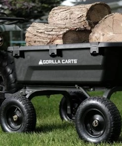 Gorilla Carts Wheelbarrows & Yard Carts 7-cu ft Poly Yard Cart -Outdoor Tools Online Shop 15092924 scaled