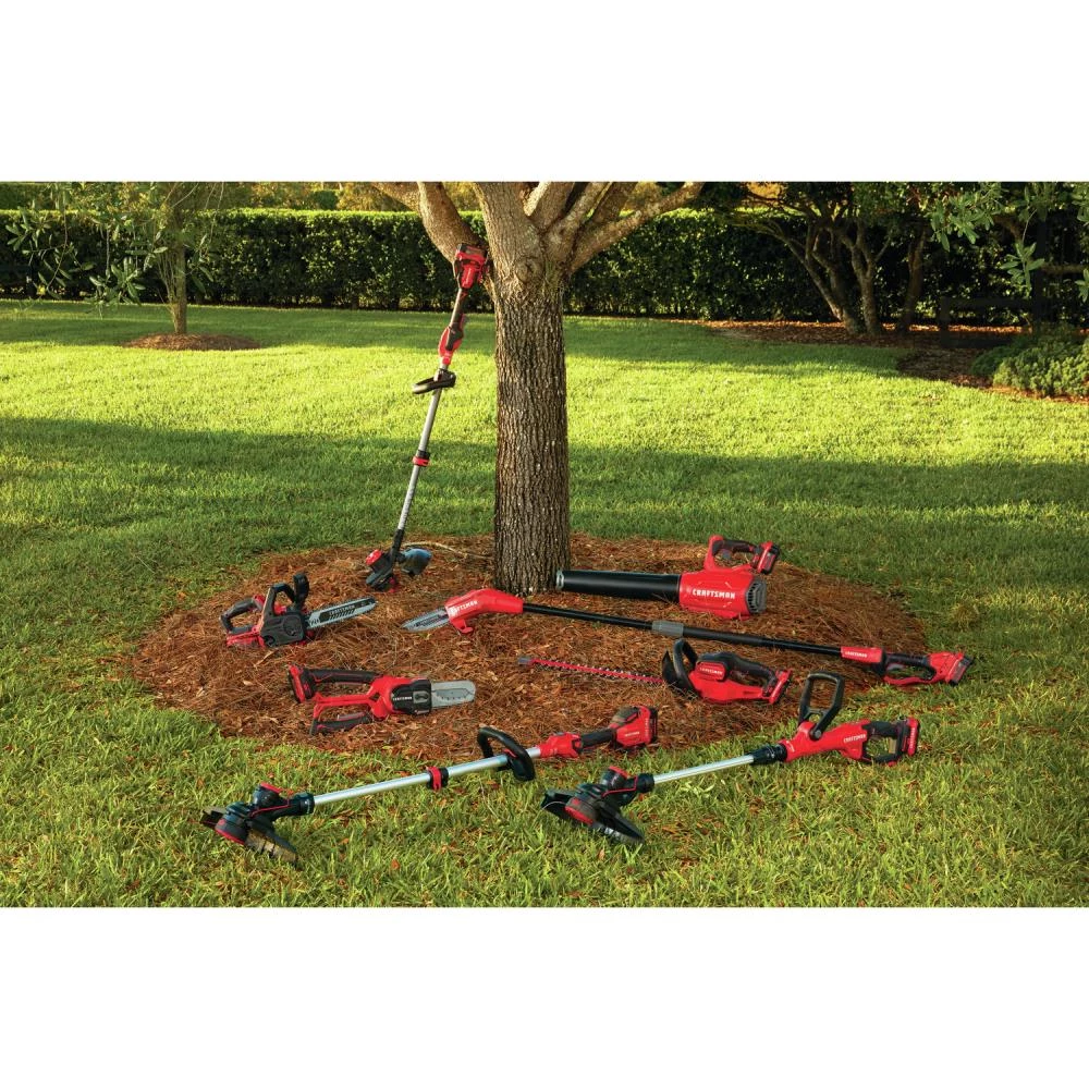 CRAFTSMAN Trimmers & Edgers WEEDWACKER V20 20-Volt Max 13-in Straight Cordless String Trimmer with Edger Capable (Battery Included) 19 CRAFTSMAN Trimmers & Edgers WEEDWACKER V20 20-Volt Max 13-in Straight Cordless String Trimmer with Edger Capable (Battery Included) - Image 19