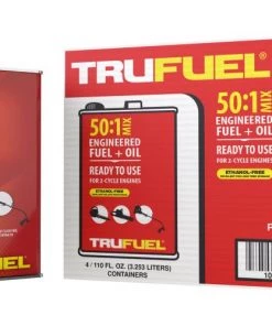 TruFuel Power Equipment Fuel 110-oz 50:1 Ethanol Free Pre-Blended 2-Cycle Fuel -Outdoor Tools Online Shop 15276244