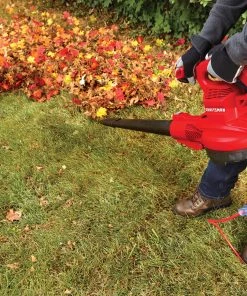 CRAFTSMAN Leaf Blowers 12-Amp 450-CFM 260-MPH Corded Electric Leaf Blower (Vacuum Kit Included) -Outdoor Tools Online Shop 15280305