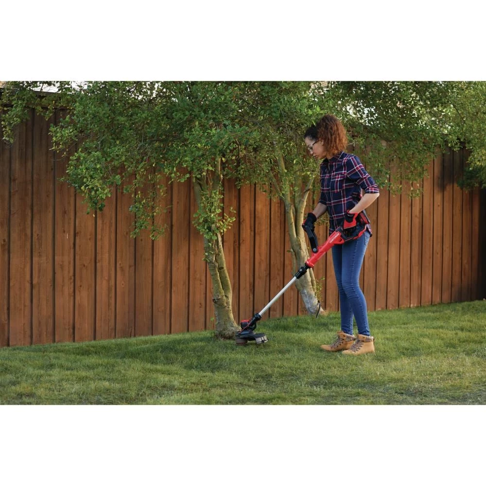 CRAFTSMAN Trimmers & Edgers WEEDWACKER V20 20-Volt Max 13-in Straight Cordless String Trimmer with Edger Capable (Battery Included) 14 CRAFTSMAN Trimmers & Edgers WEEDWACKER V20 20-Volt Max 13-in Straight Cordless String Trimmer with Edger Capable (Battery Included) - Image 14